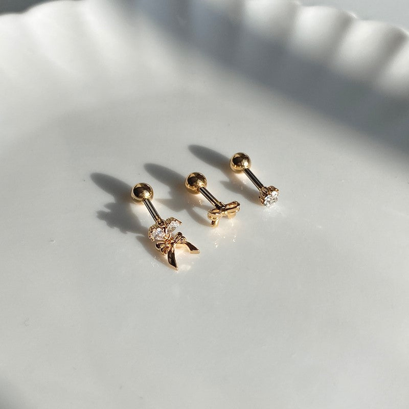 シンプル シェイプ ピアス