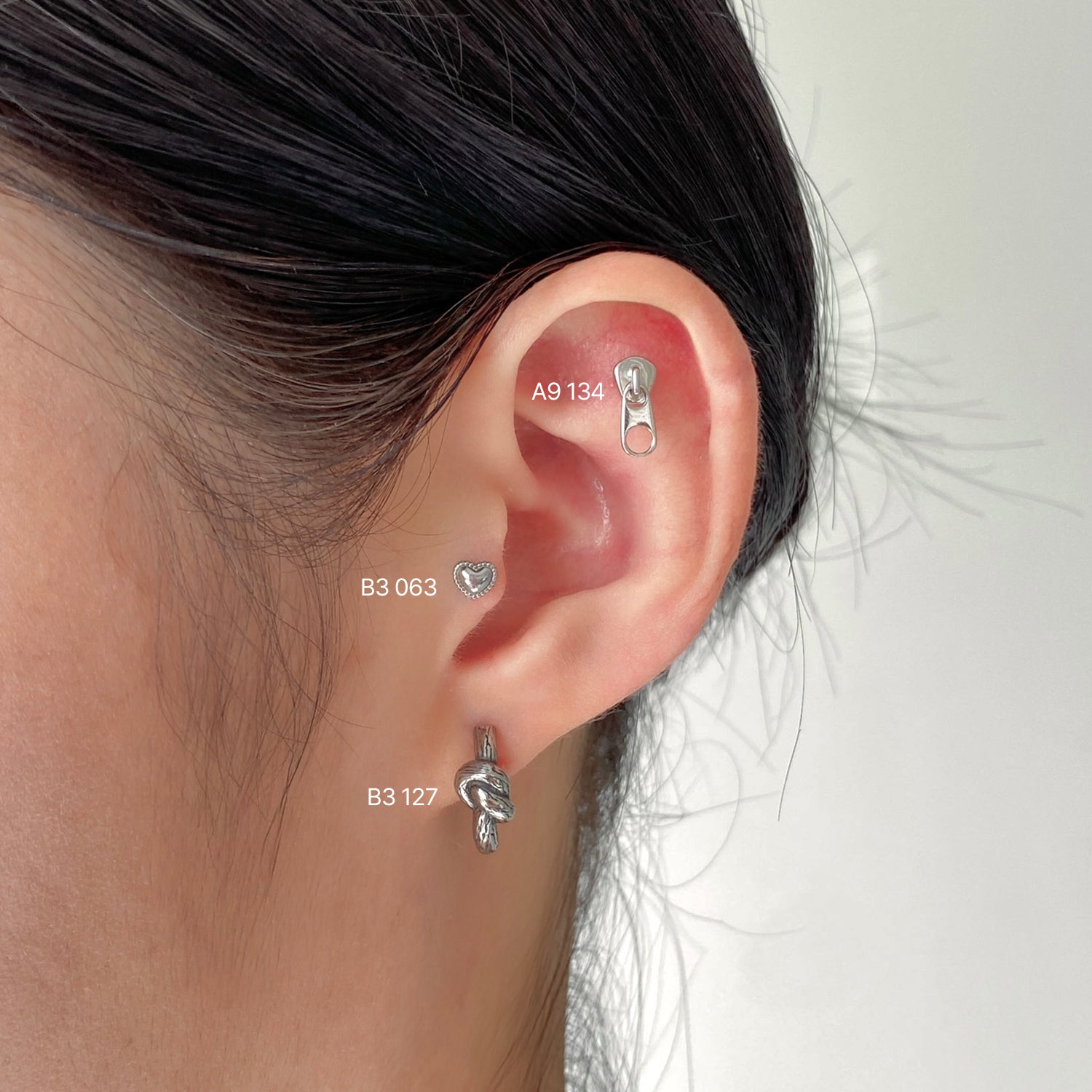 SET-012 サージカルエンティックリングピアスセット