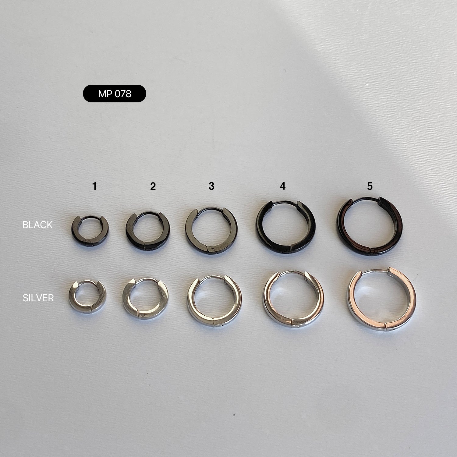 MP 078 サージカル基本リングタイプピアス