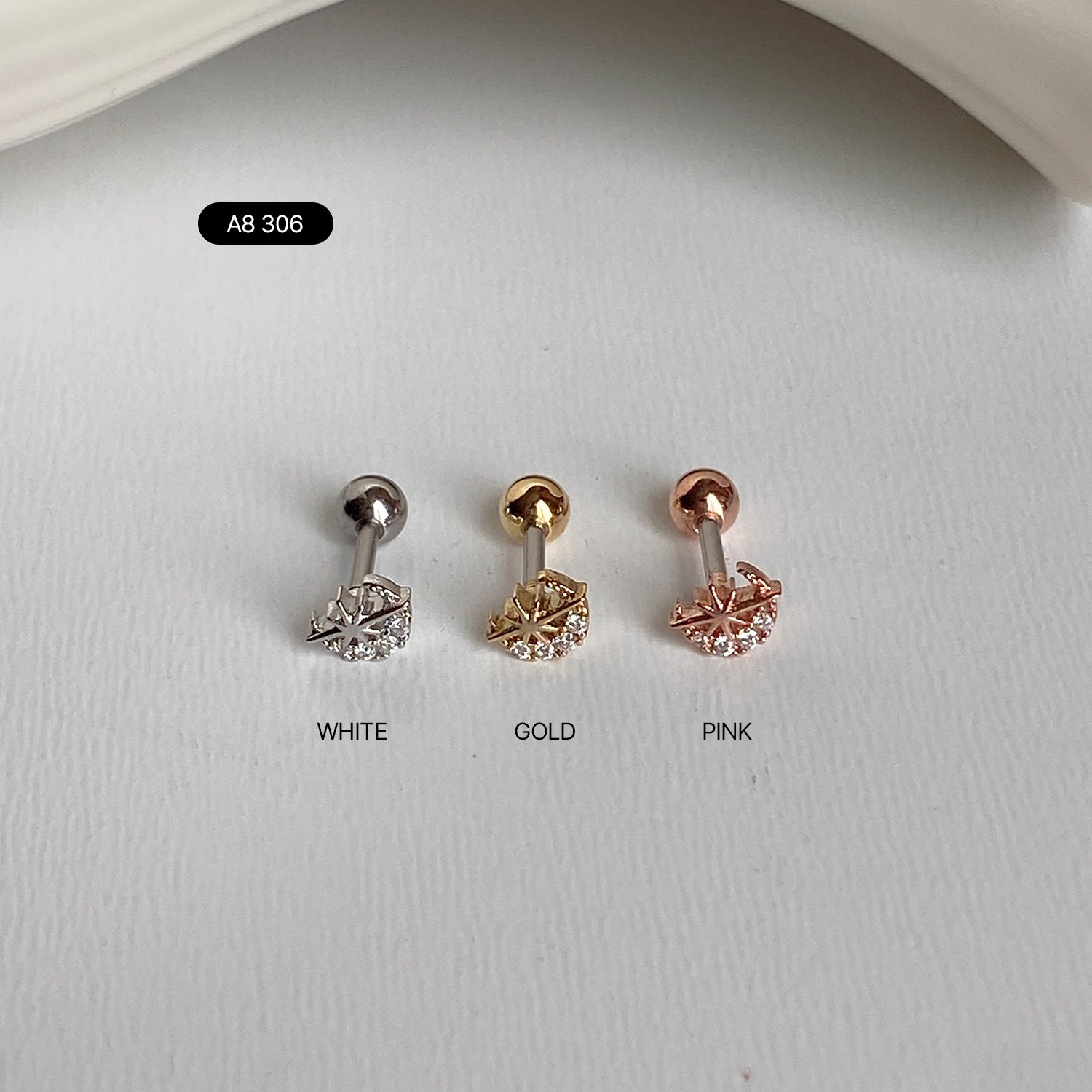 A8 306 キュービックムーンライトピアス