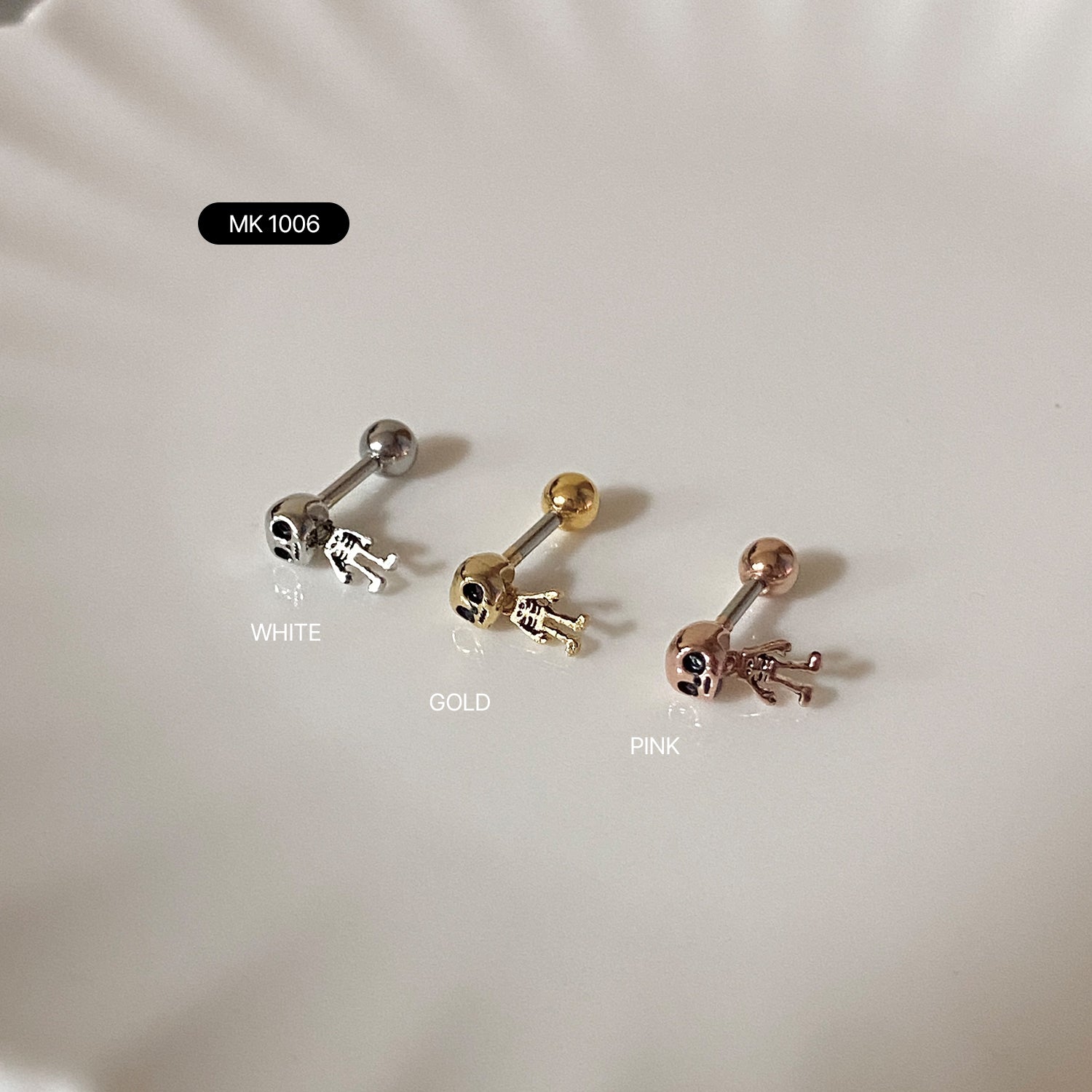 MK 1006 かわいいスケルトン全身ピアス