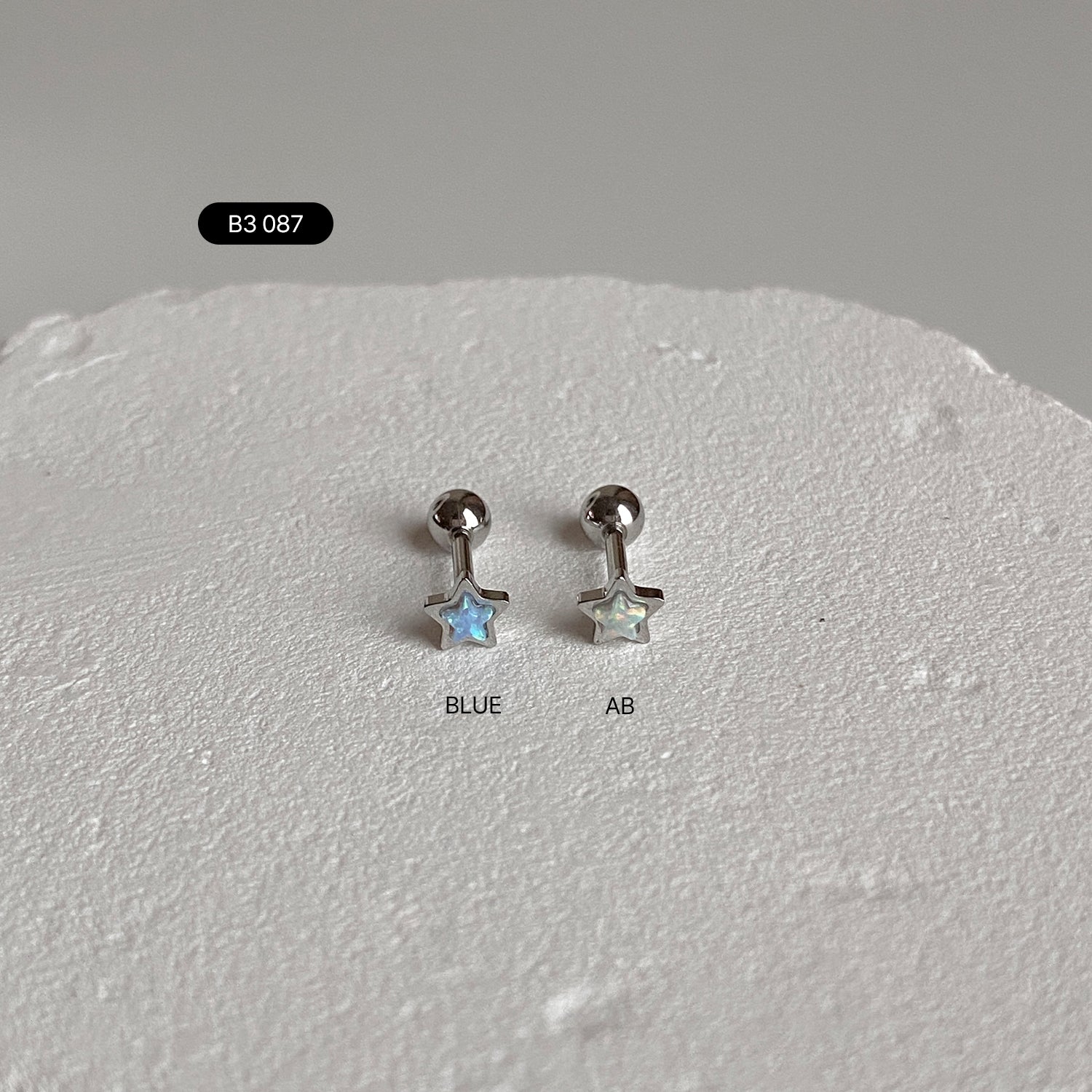 B3 087 クールスターオーロラピアス