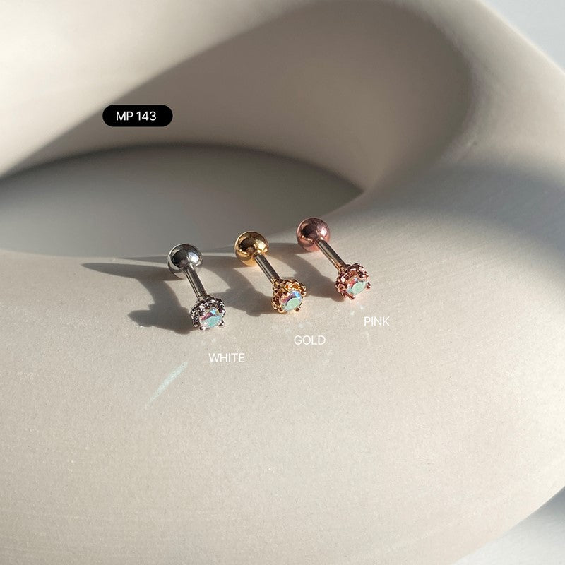 MP 143 キュービックローズピアス