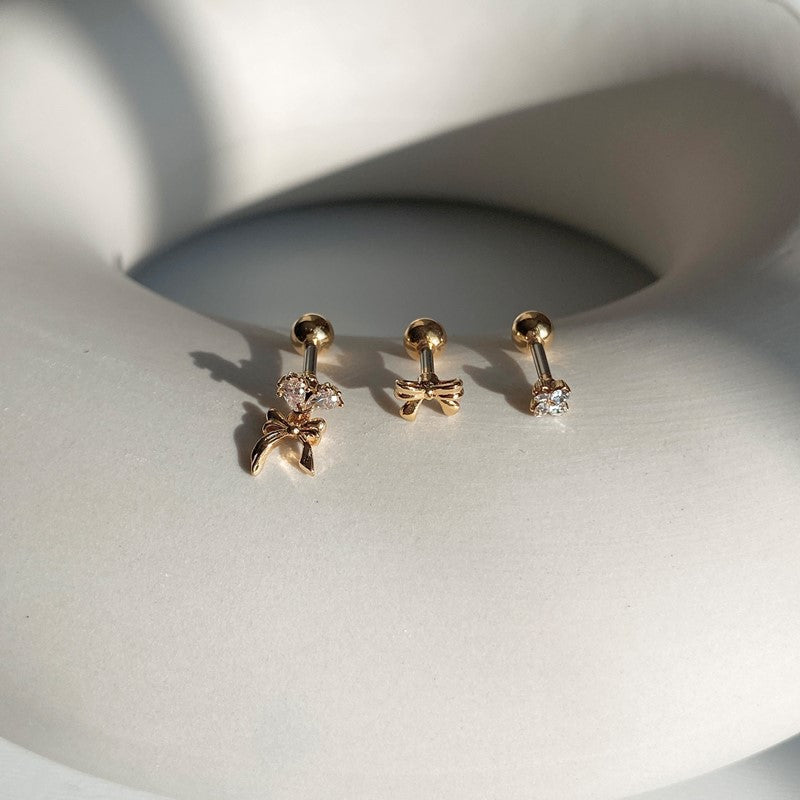 シンプル シェイプ ピアス