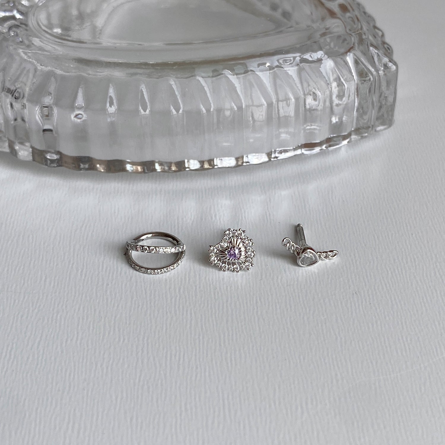 SET-056 シグメント2リングエンティックスターピアスセット