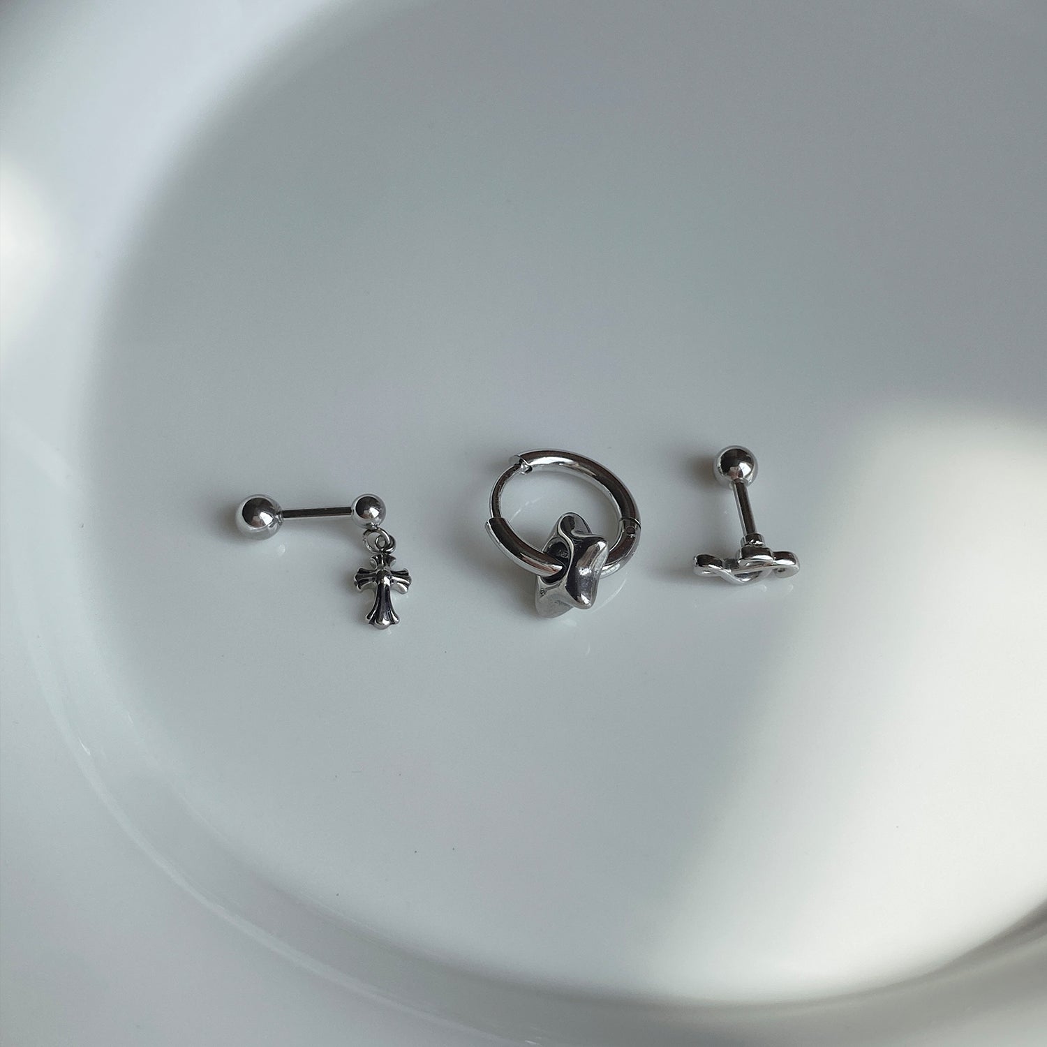 SET-058 バーベルドロップガラクロスピアス