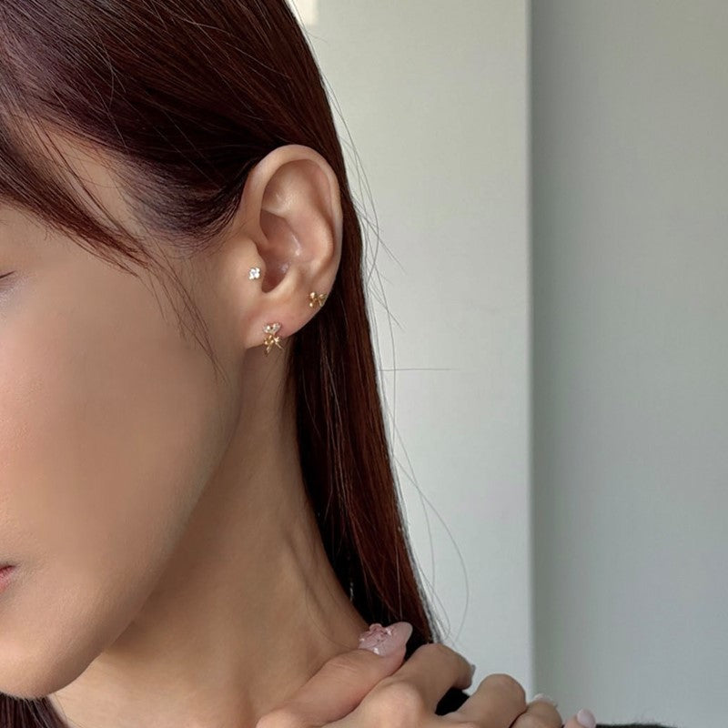 シンプル シェイプ ピアス