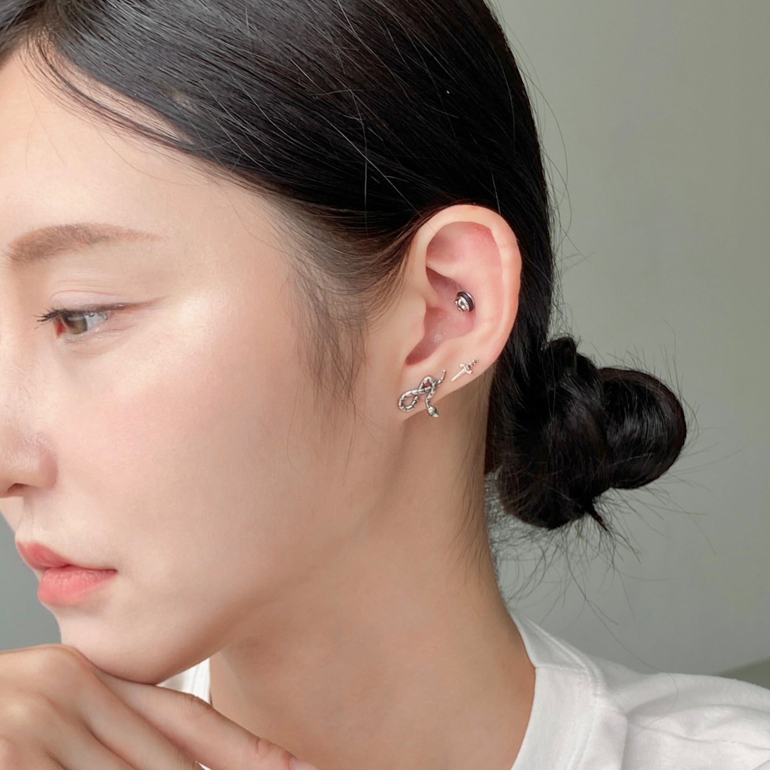 SET-022 アナコンダクロムミニソードピアスセット