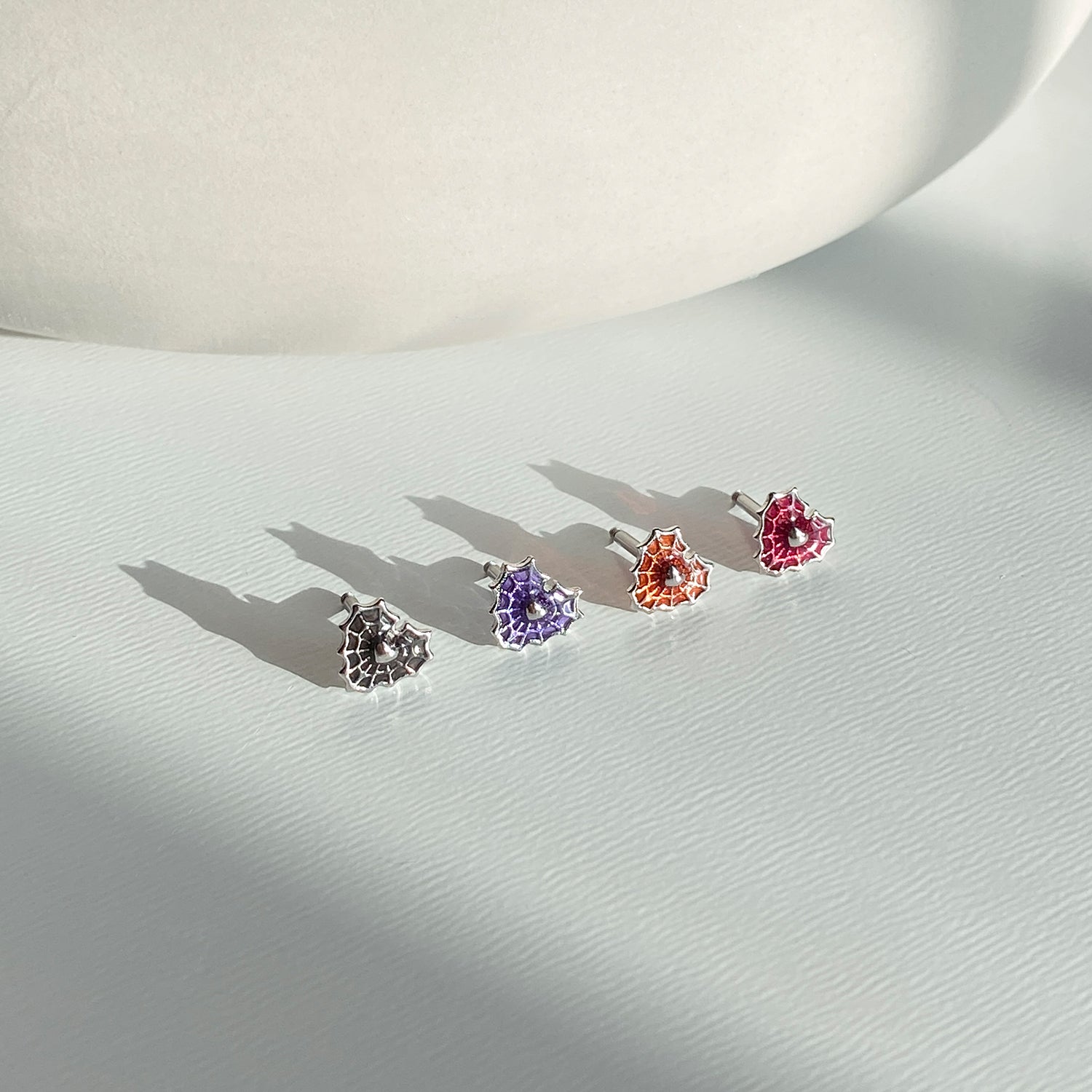 A5 279 スパイダーハートクモジュールピアス