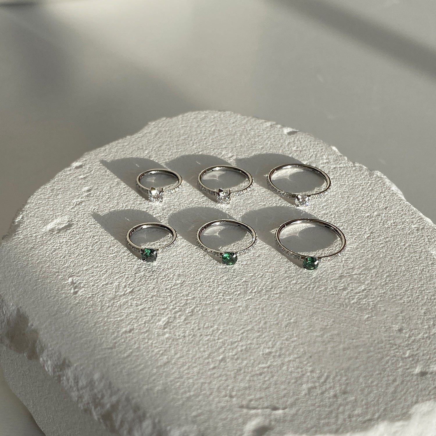 STS 106 シンプルシグメントリングピアス