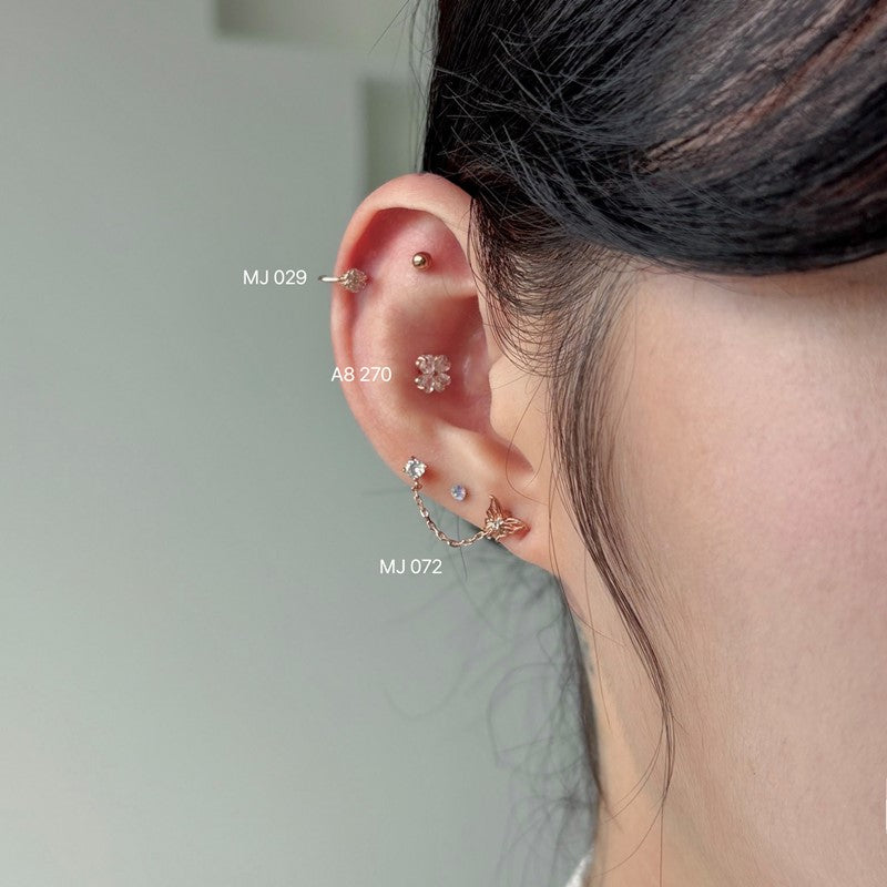 MJ 029 キュービックハーフピアス