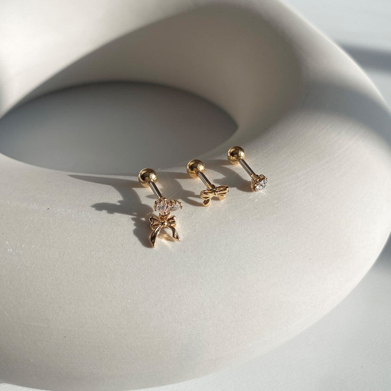 シンプル シェイプ ピアス