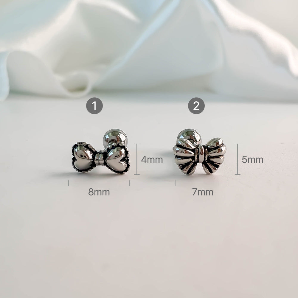 ザミニスエンティックかわいいリボンボディピアス2種A2 262
