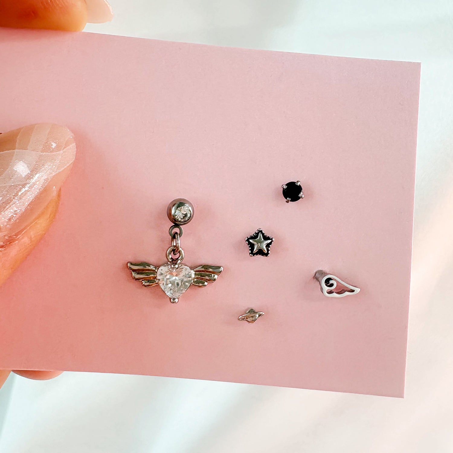 ダミニススペース シャインピアスセット ボディピアス SET-100