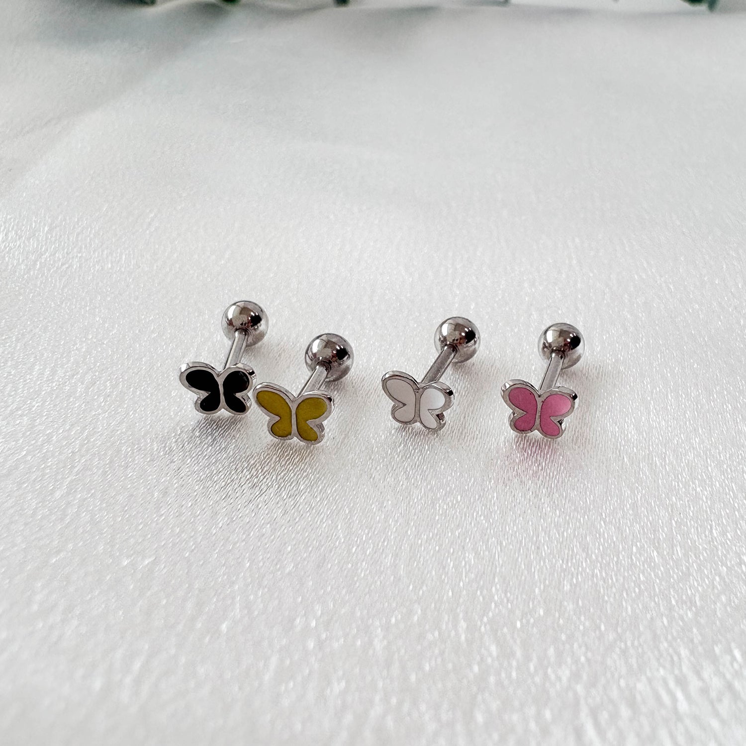 theminis フラワー リング サージカルステンレス ピアス ワンタッチピアス b3 034