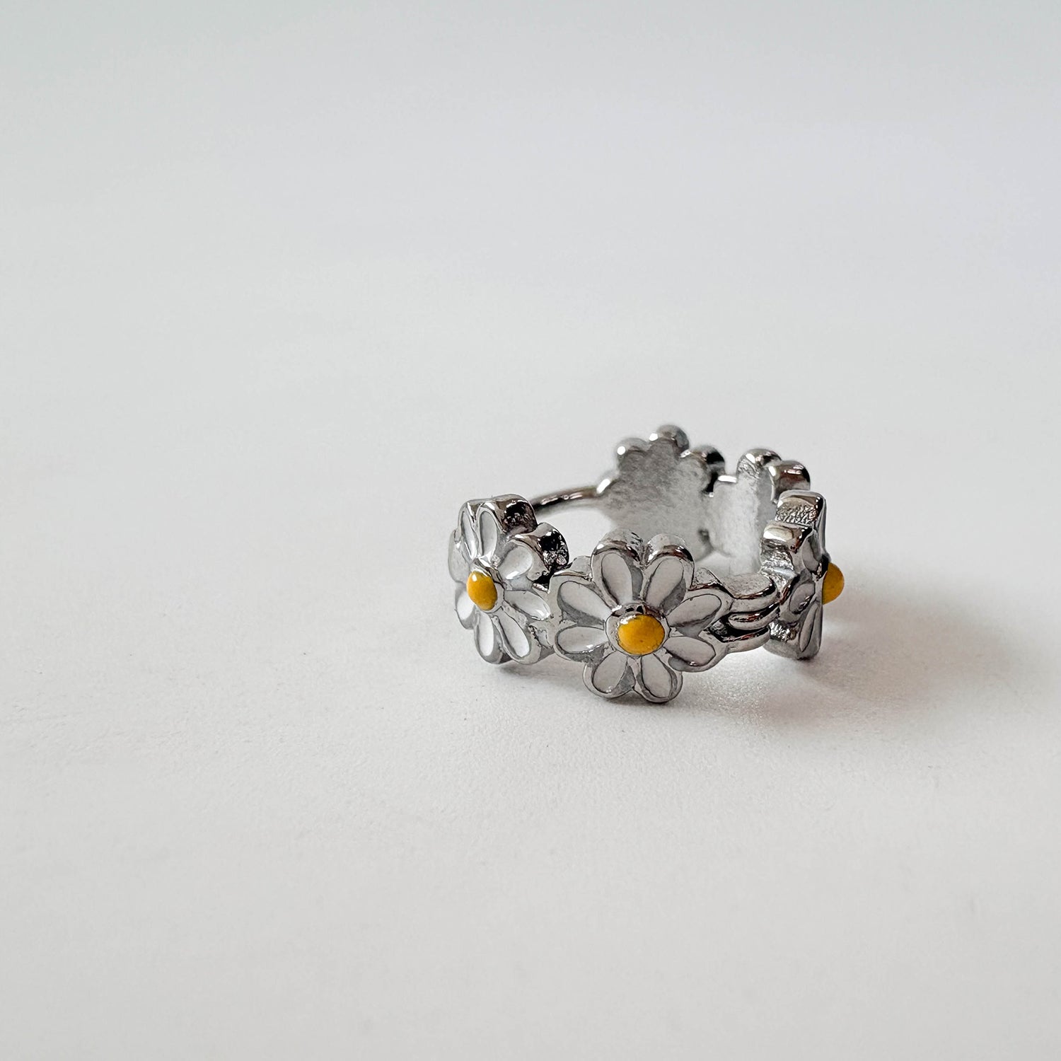 theminis フラワー リング サージカルステンレス ピアス ワンタッチピアス b3 130