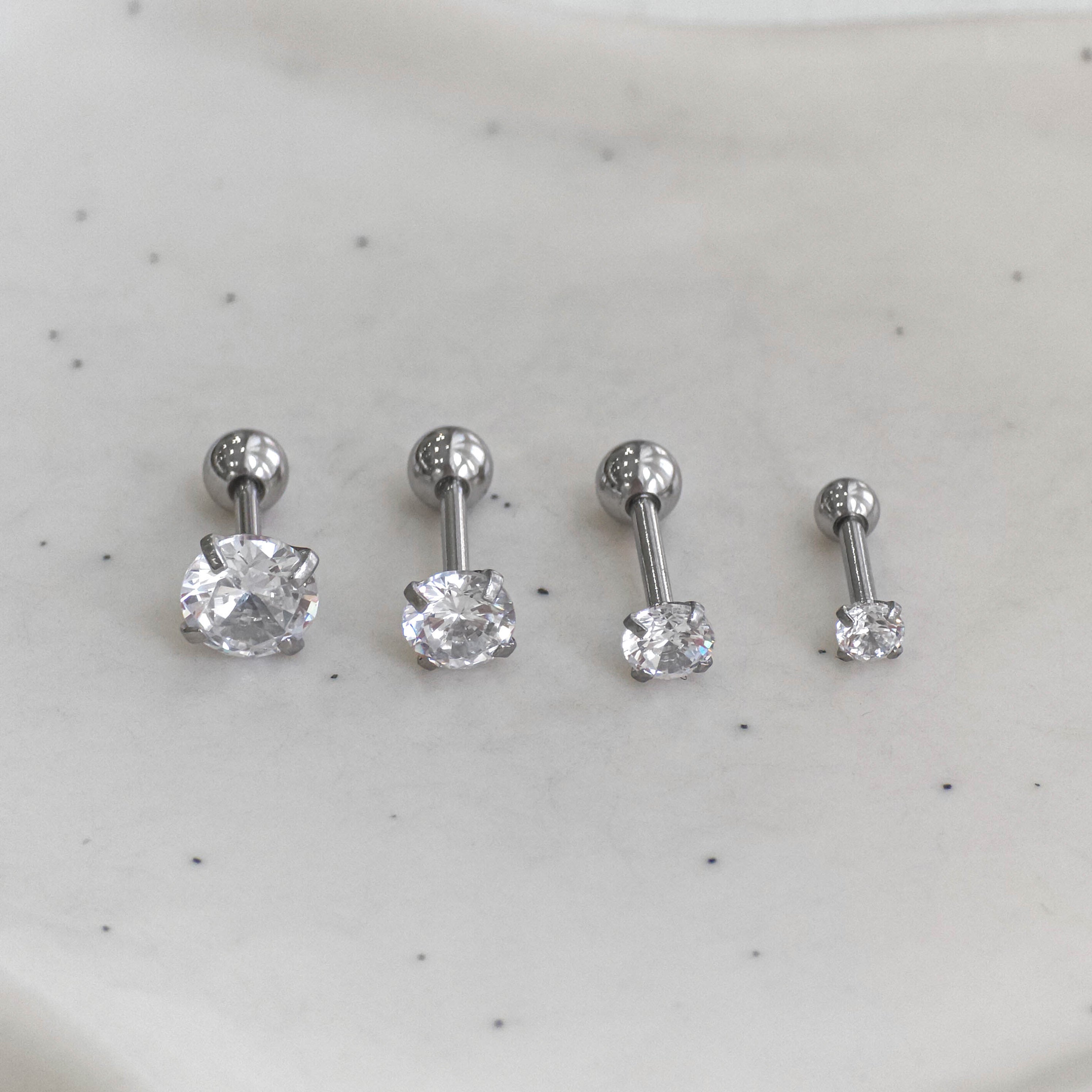 theminis ベーシッ キュービックジルコニアピアス デイリーピアス ma 003