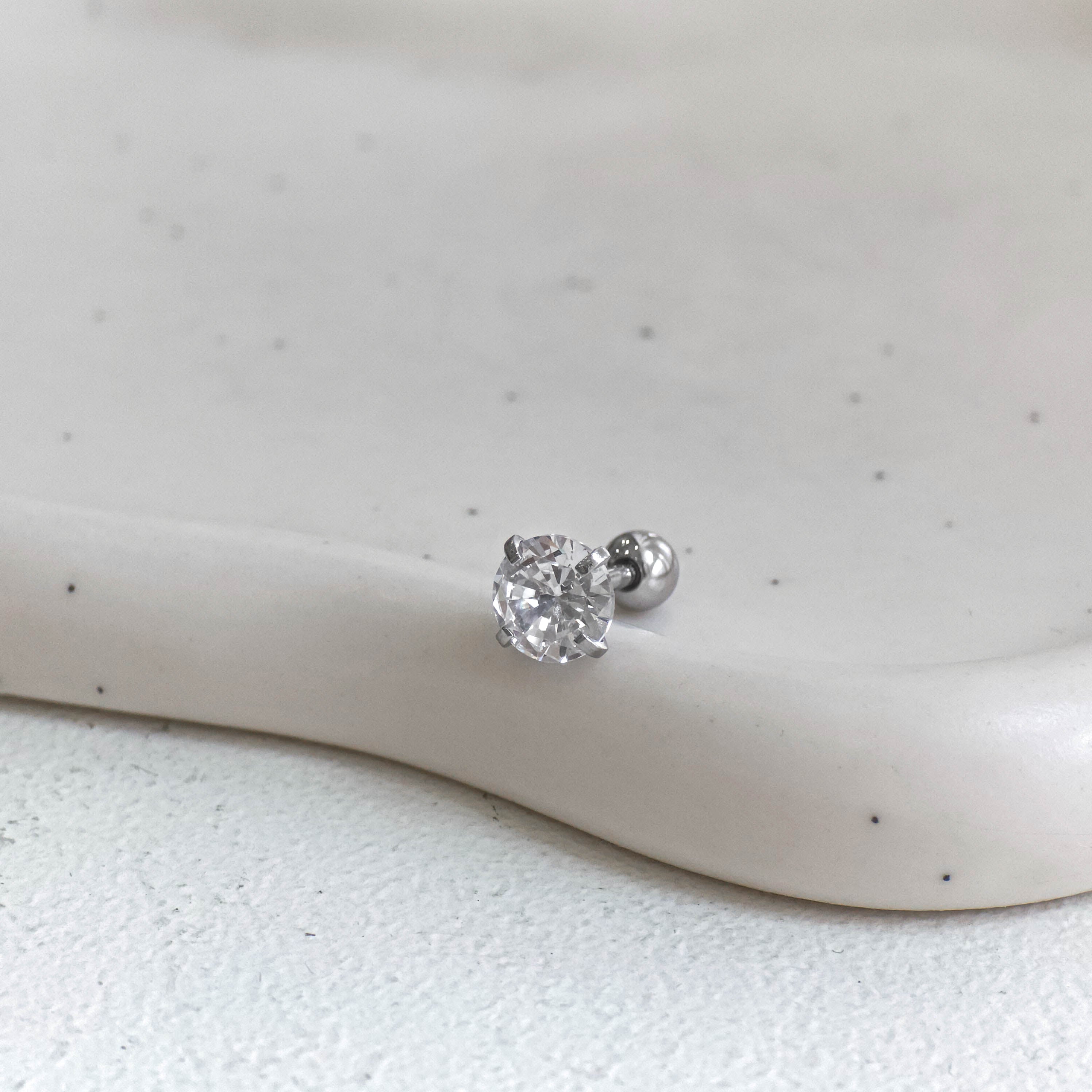 theminis ベーシッ キュービックジルコニアピアス デイリーピアス ma 003