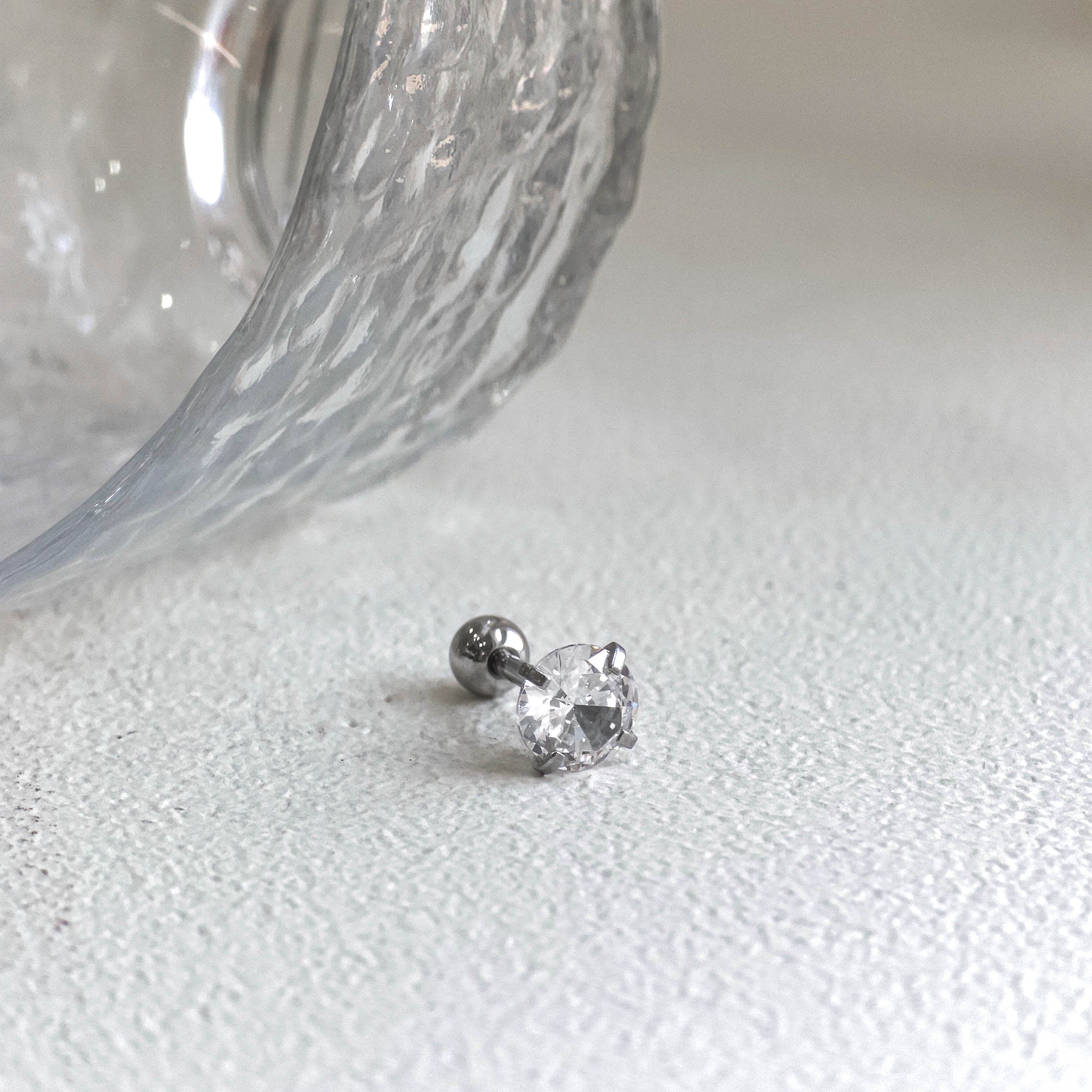 theminis ベーシッ キュービックジルコニアピアス デイリーピアス ma 003