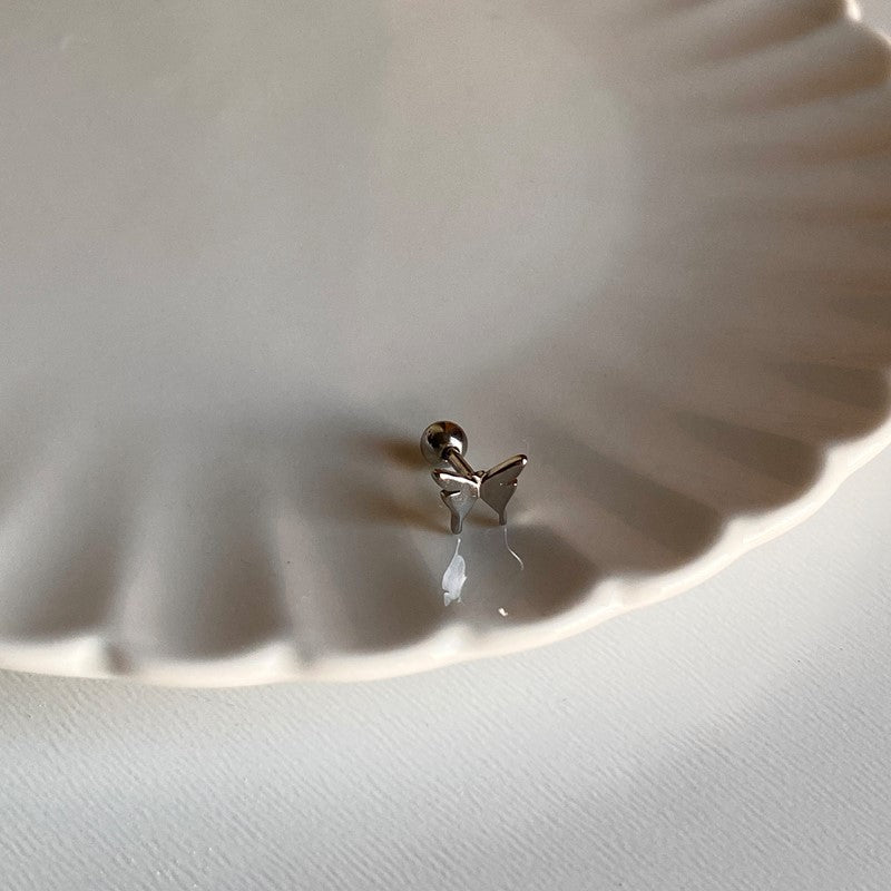 theminis 蝶 サージカルステンレス ピアス 金属アレルギー対応 b3 068