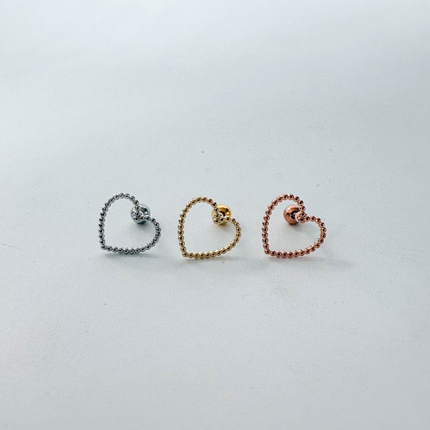 theminis ハート 真鍮 ピアス ボディピアス mp 130