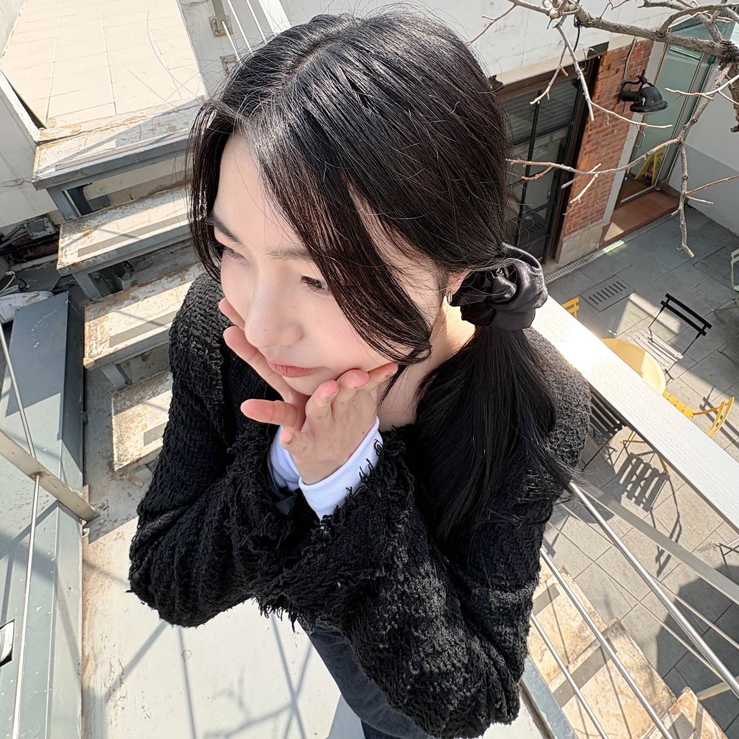 theminis スプリング 03 ピアス 6個セット ホワイトカラー