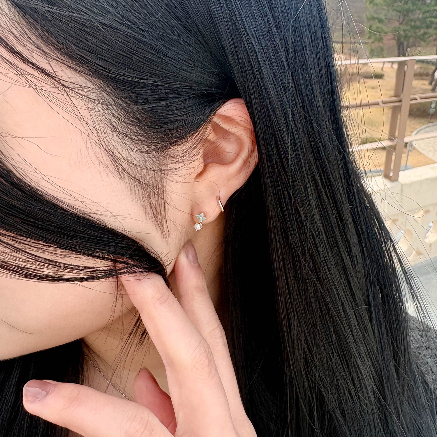 theminis スプリング 08 ピアス 7個セット ミントカラー