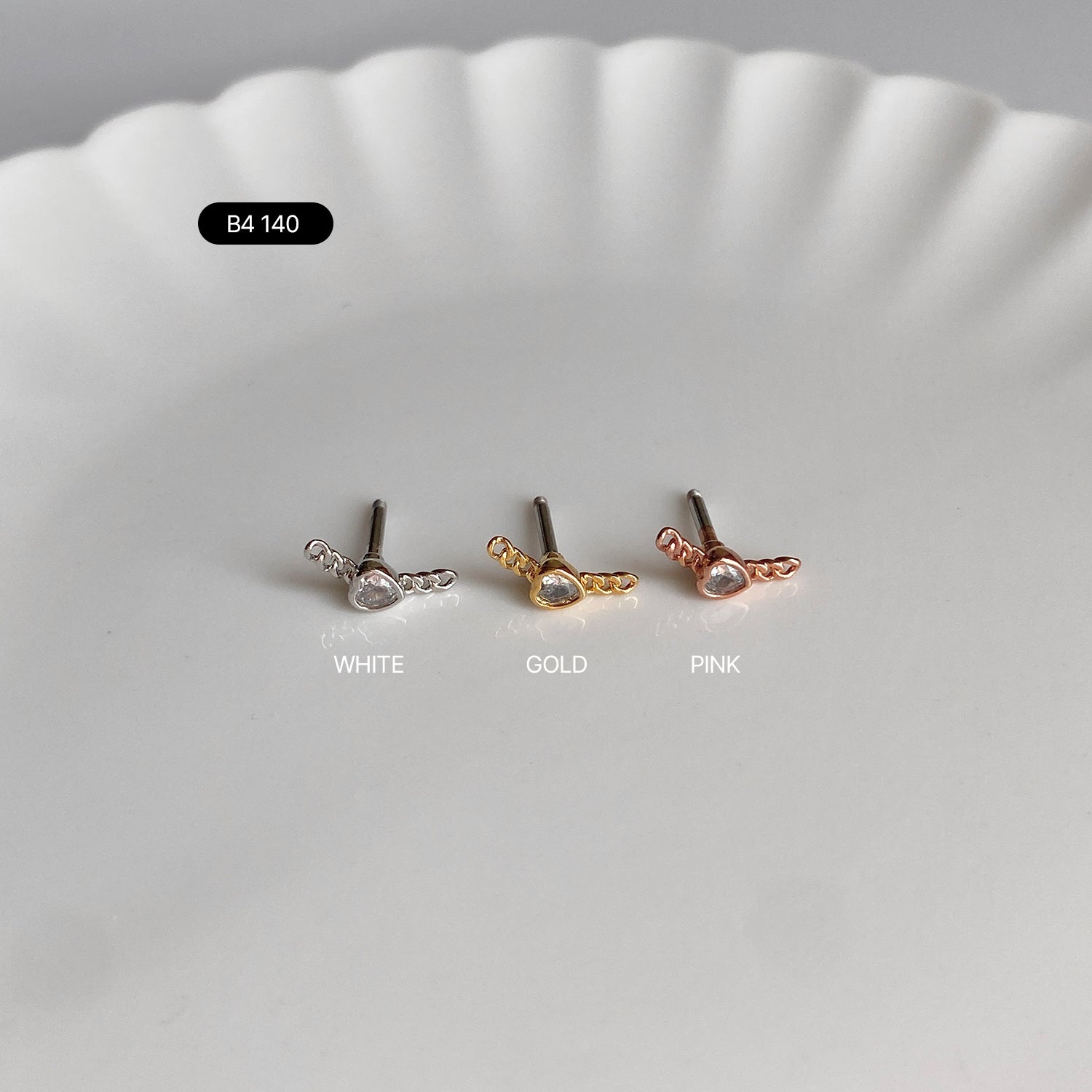 SET-056 シグメント2リングエンティックスターピアスセット