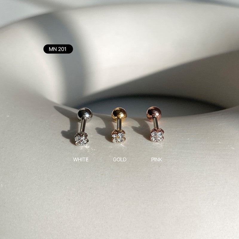 シンプル シェイプ ピアス