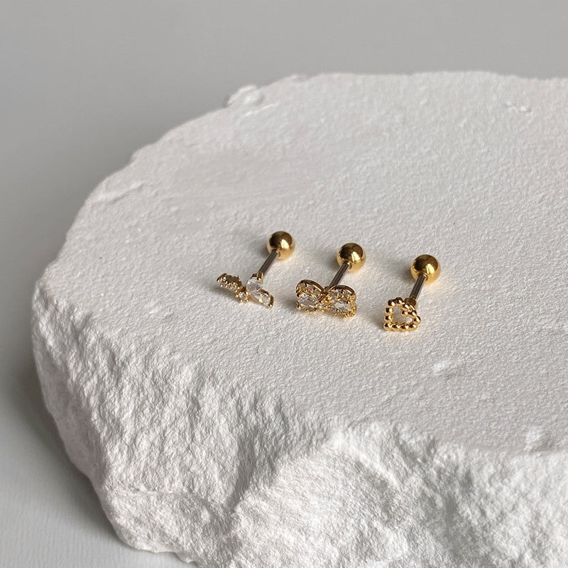 ドット ハート ピアス (도트 하트 피어싱)