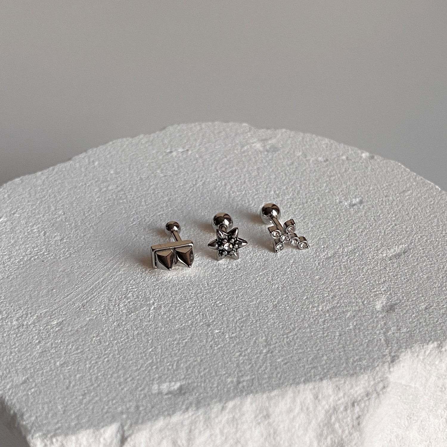 SET-092 スパイクキュービッククロス別ピアス