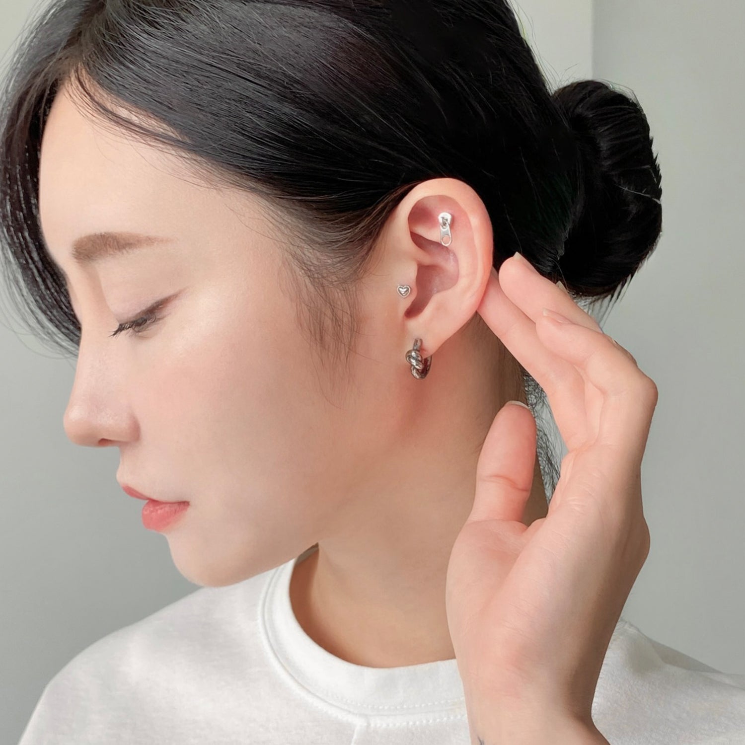 SET-012 サージカルエンティックリングピアスセット