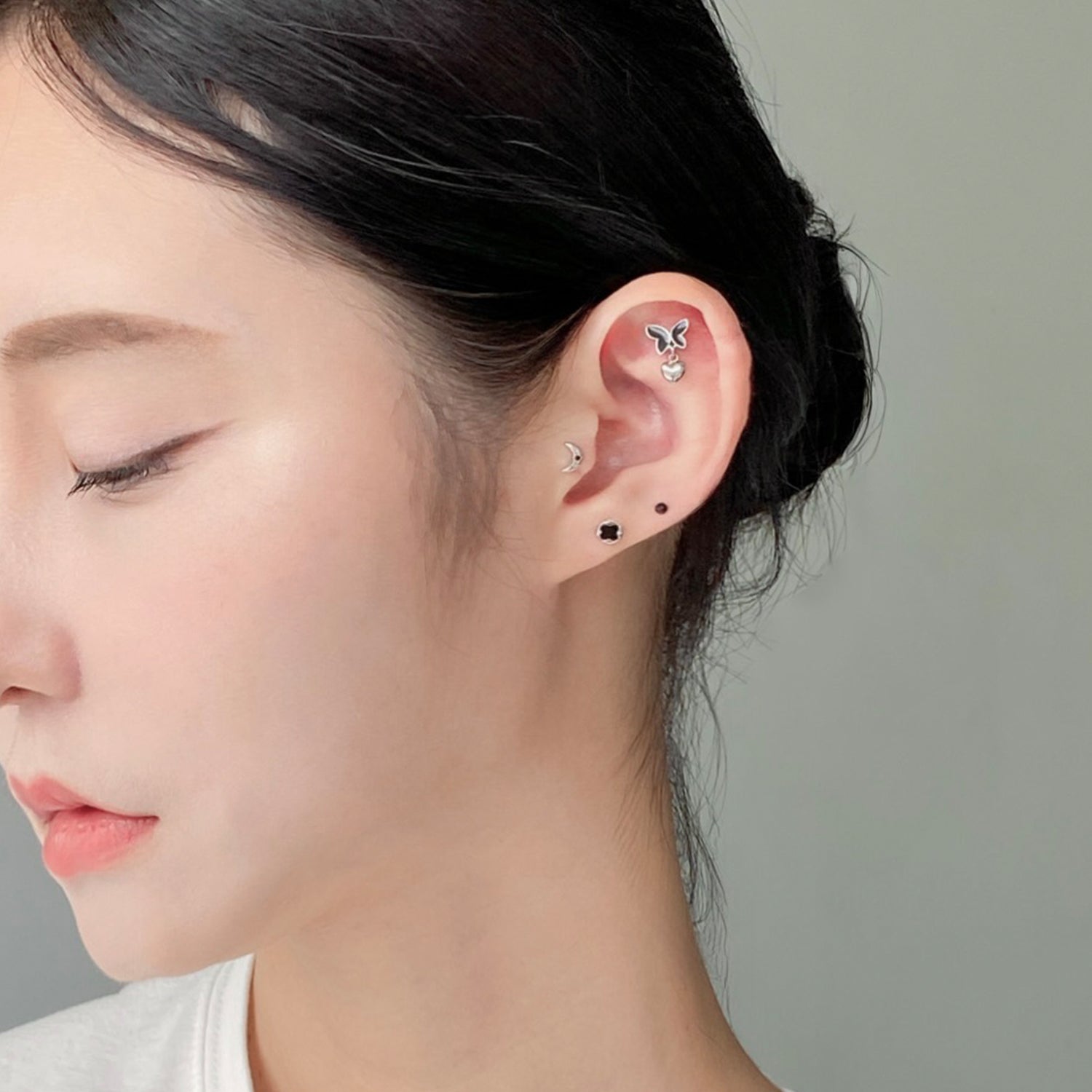 SET-008 サージカルエンティックエポックハートスターピアスセット