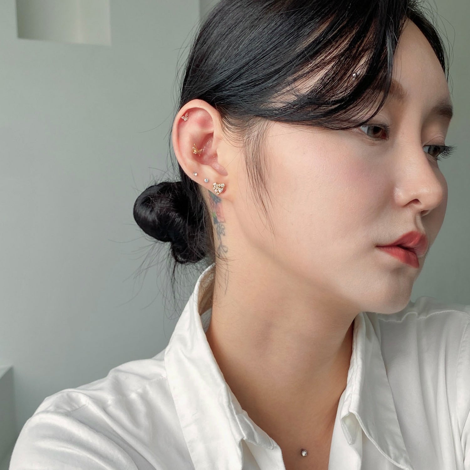 SET-048 キュービック蝶ハートピアセット