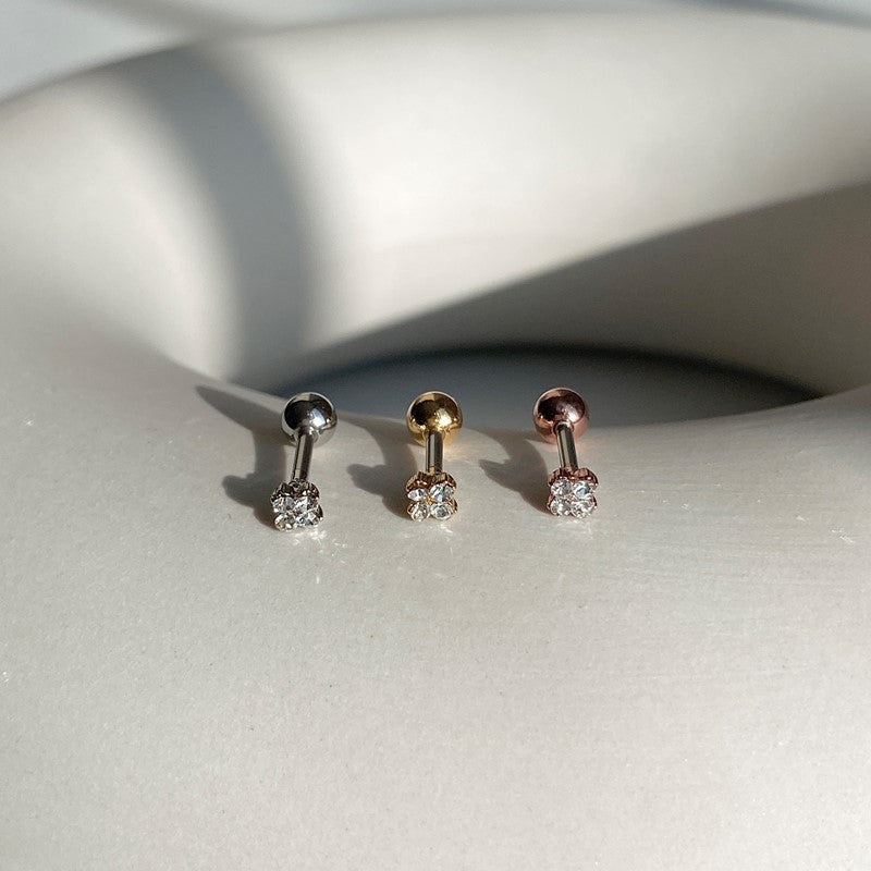 シンプル シェイプ ピアス