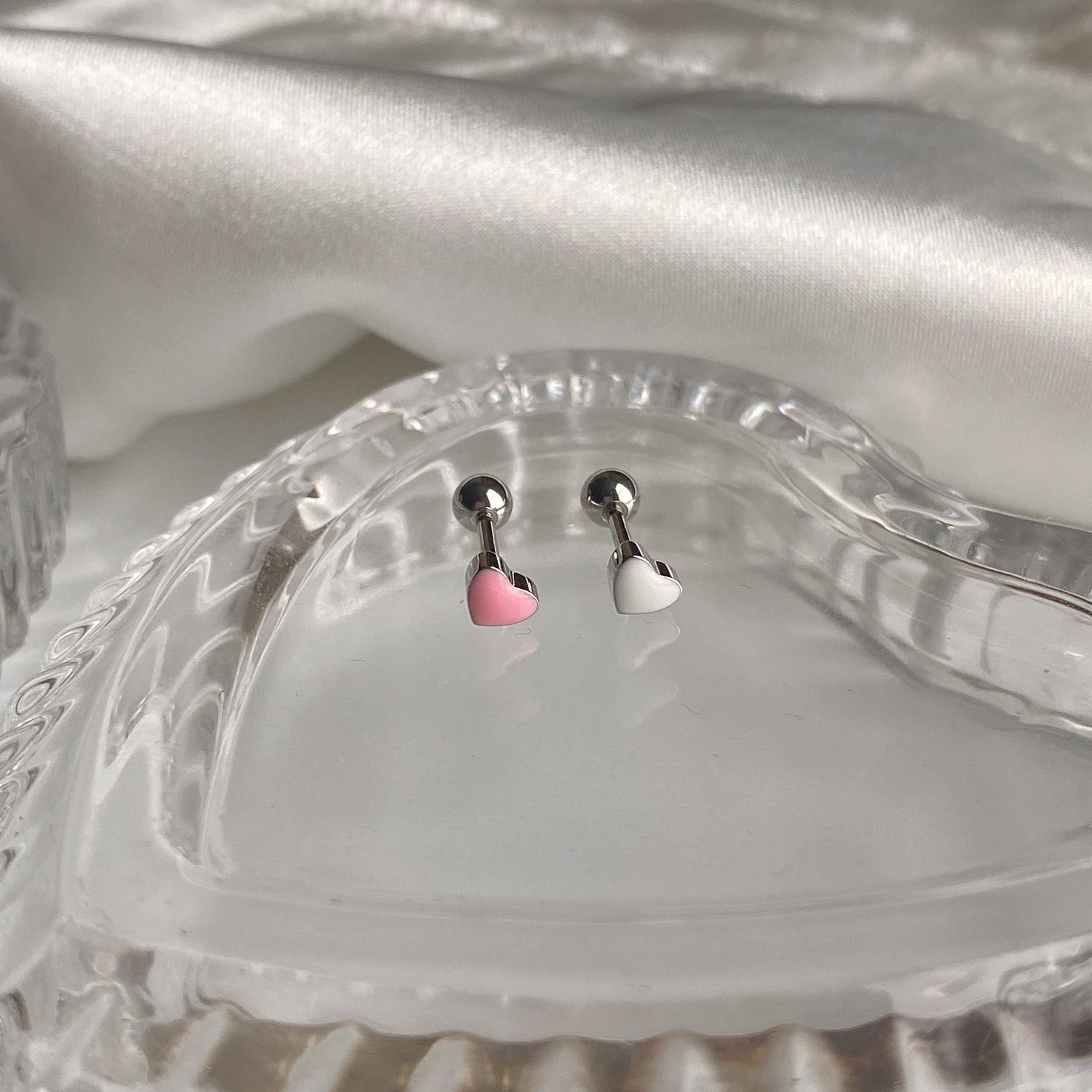 B3 123 サージカルエポックハートピアス