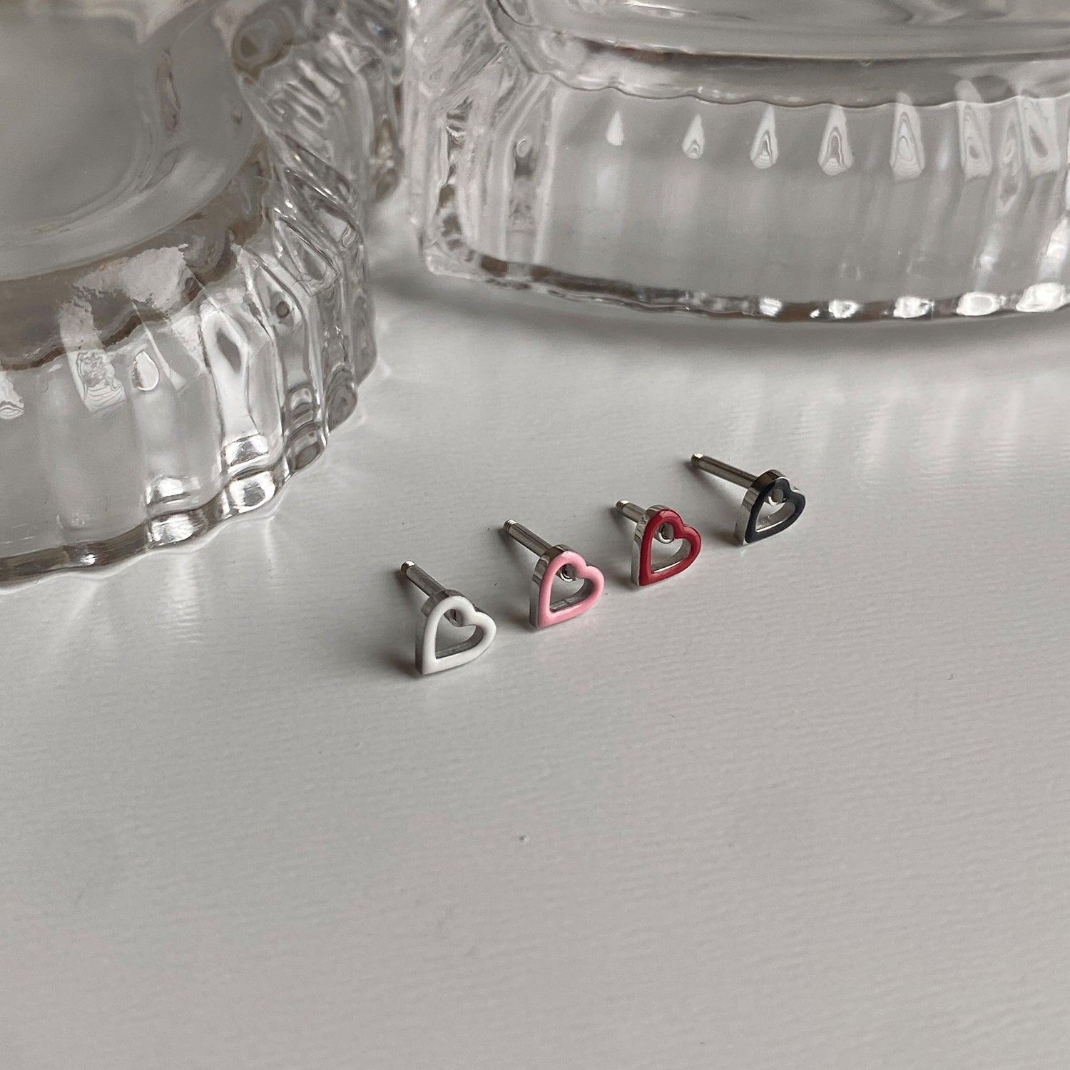 B3 121 サージカルエポックミニハートピアス