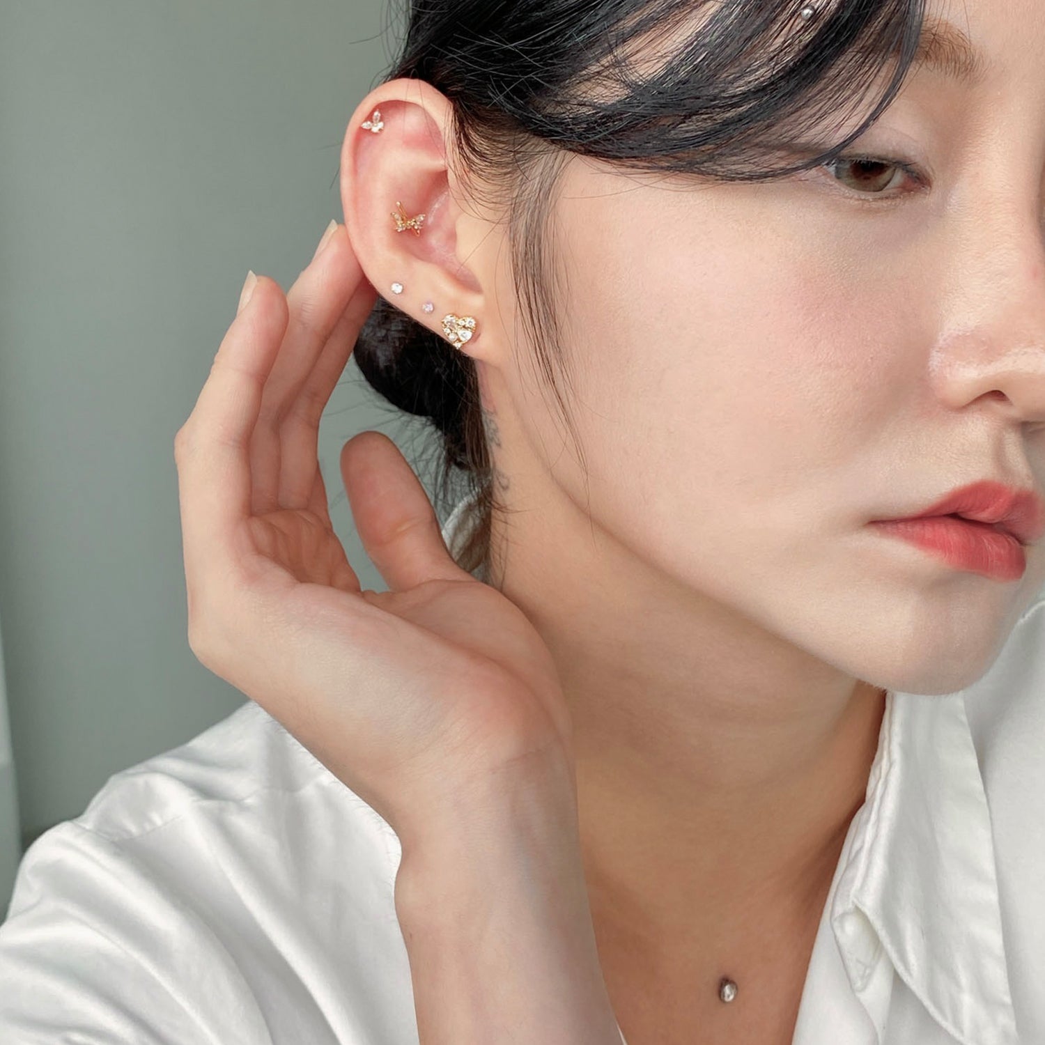 SET-048 キュービック蝶ハートピアセット