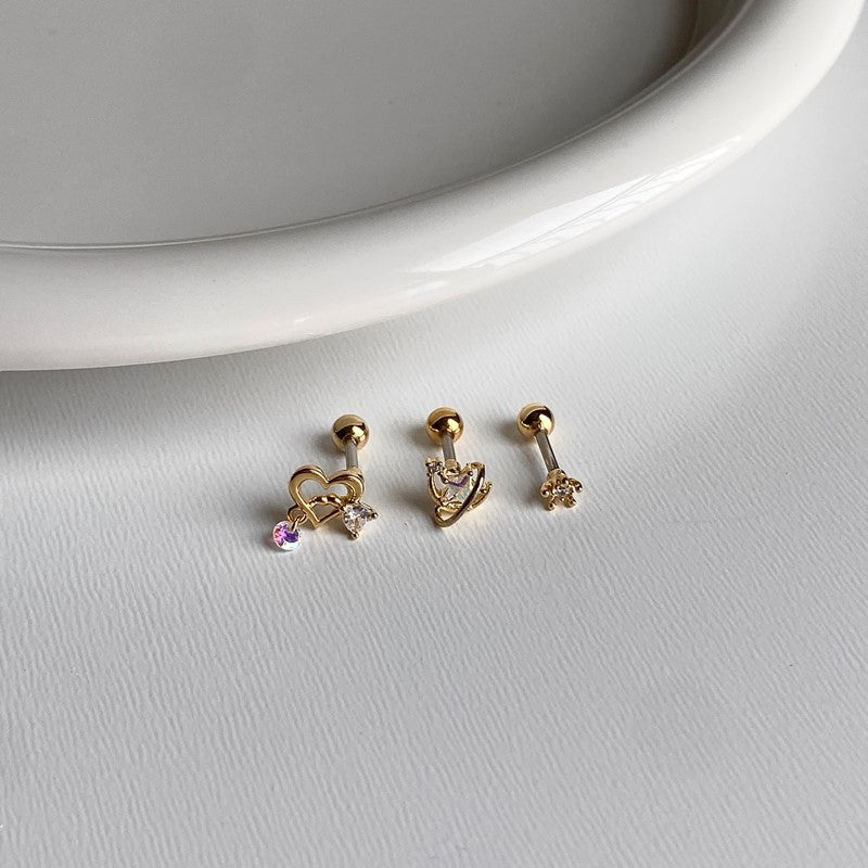 スター リング ピアス (스타 링 피어싱)