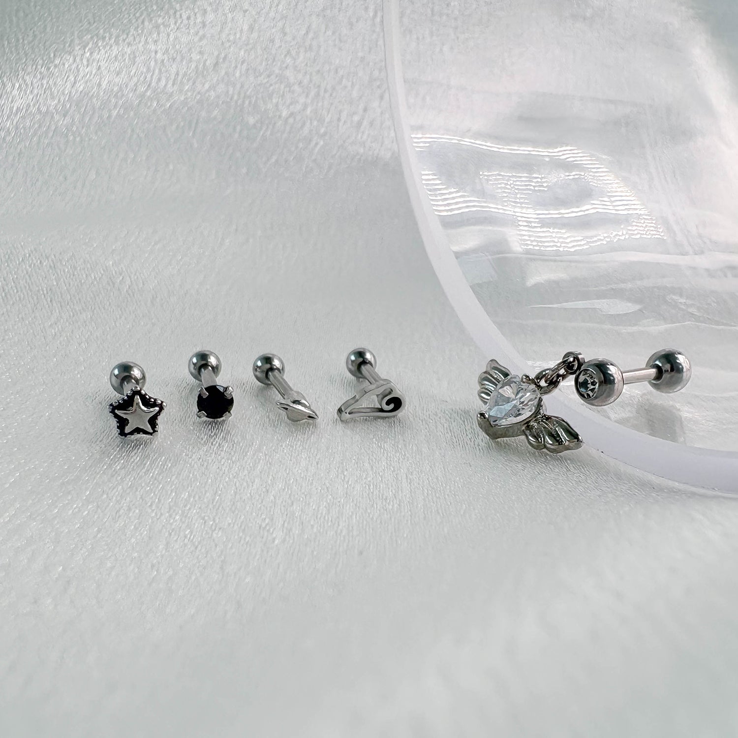 ダミニススペース シャインピアスセット ボディピアス SET-100