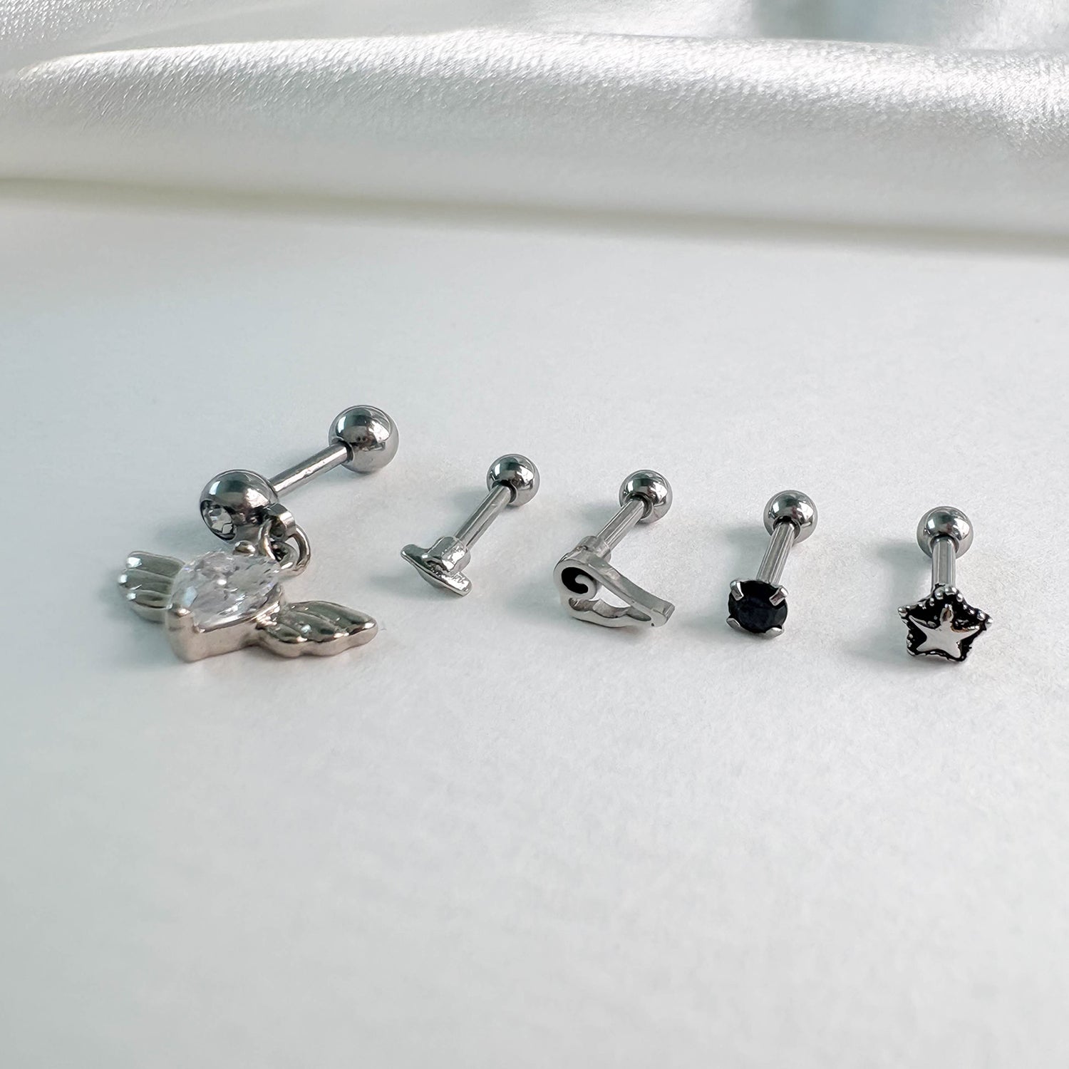 ダミニススペース シャインピアスセット ボディピアス SET-100