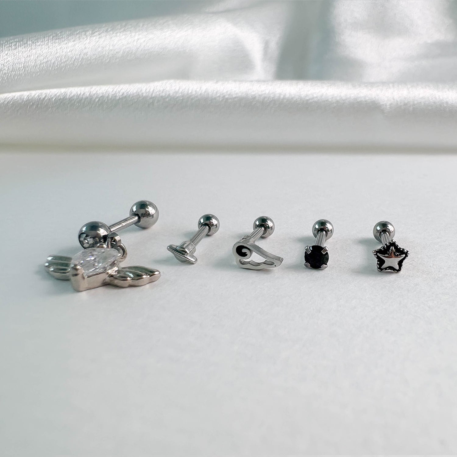 ダミニススペース シャインピアスセット ボディピアス SET-100