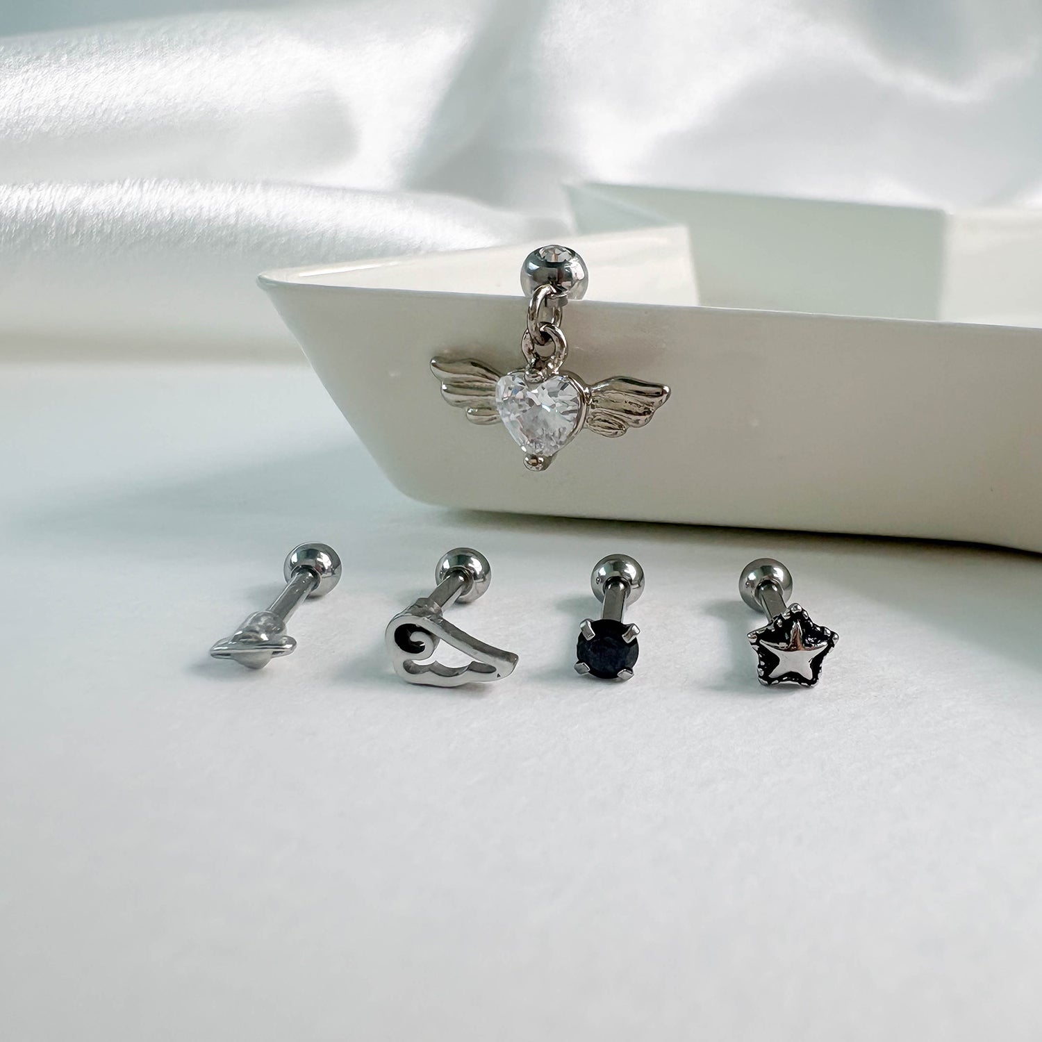 ダミニススペース シャインピアスセット ボディピアス SET-100