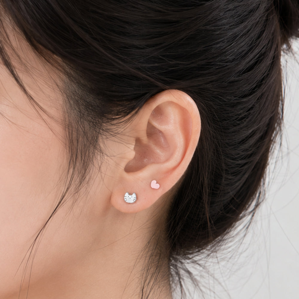 ダミニスサージカルアクリルミニハートボディピアスA8 301