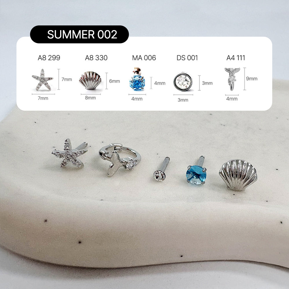 theminis真鍮サージカル夏ムード軟骨ボディピアス