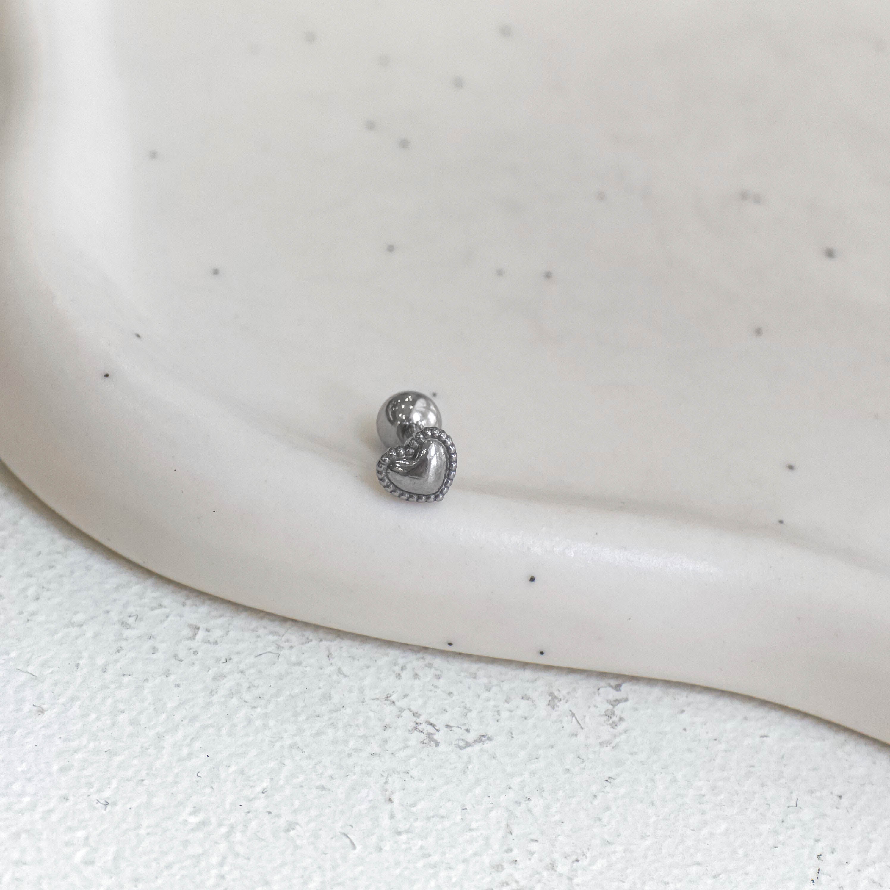 theminis ミニハート サージカルステンレス ピアス ボディピアス b3 063