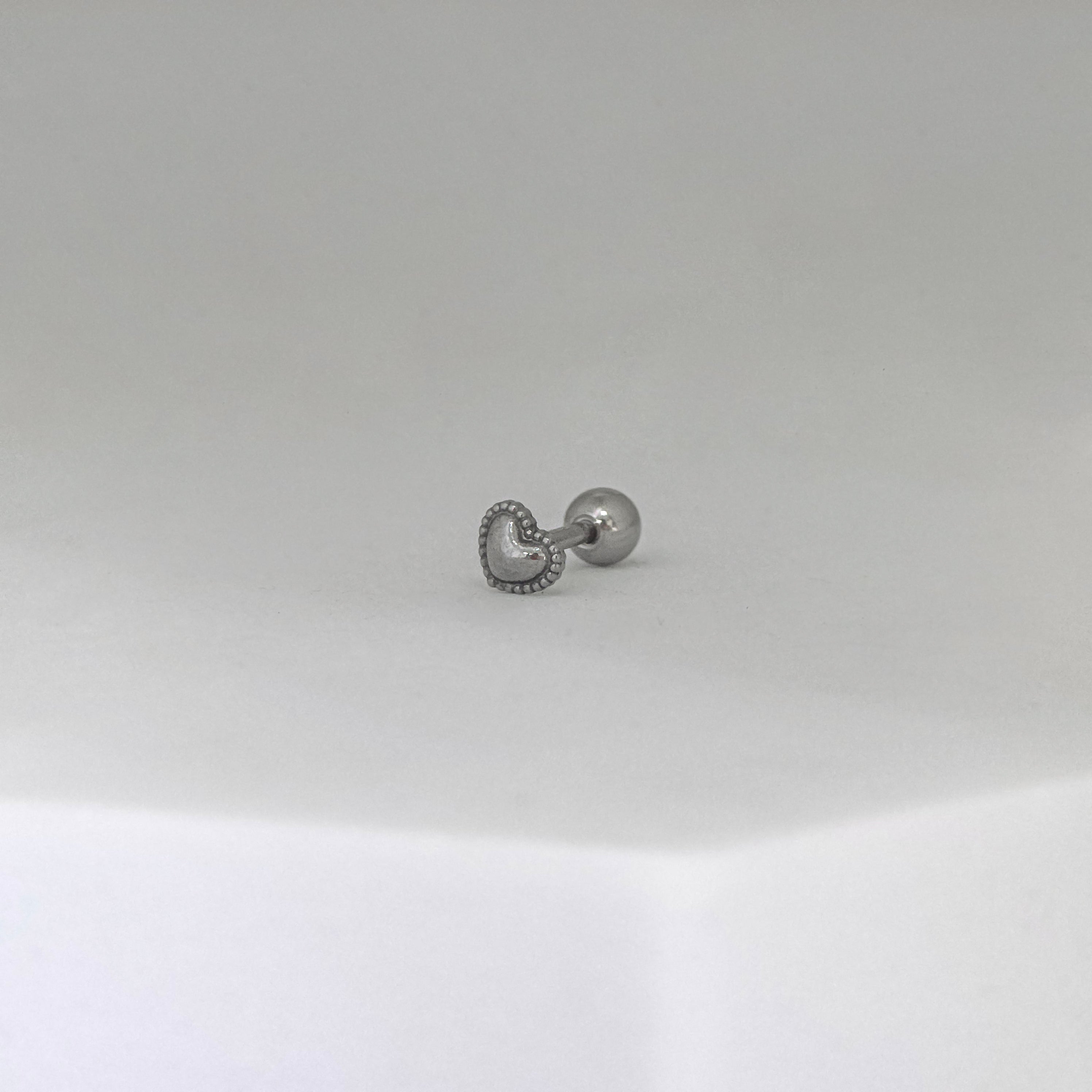 theminis ミニハート サージカルステンレス ピアス ボディピアス b3 063