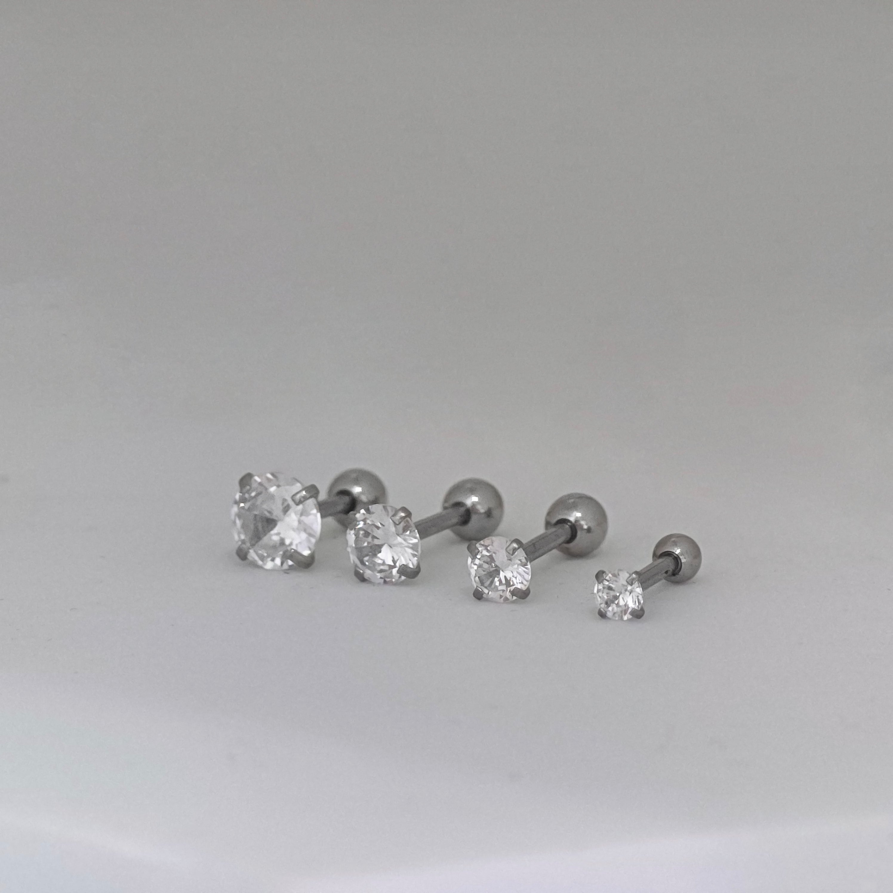 theminis ベーシッ キュービックジルコニアピアス デイリーピアス ma 003
