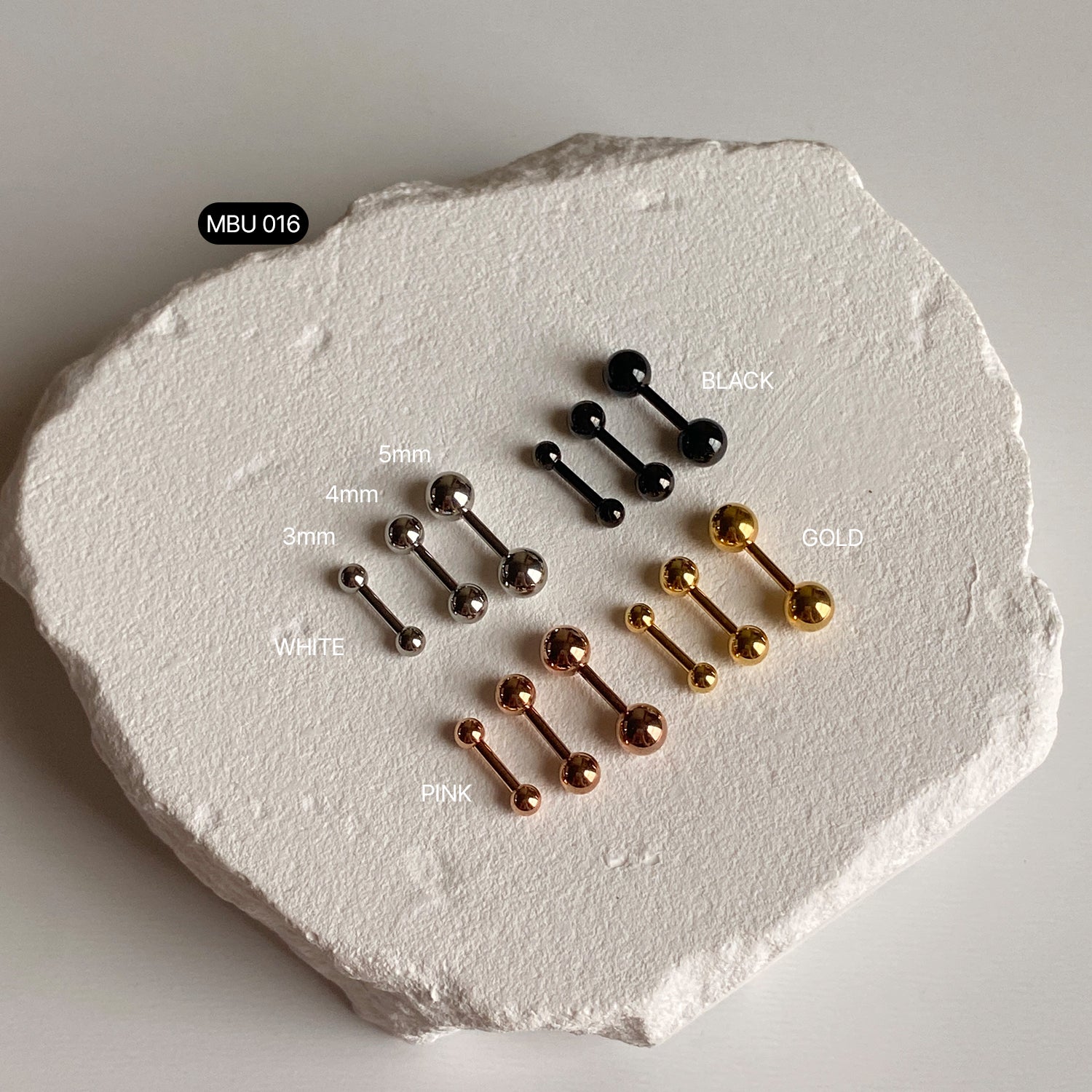 theminis ベーシック ミニ サージカルステンレスピアス 小さめピアス mbu 016