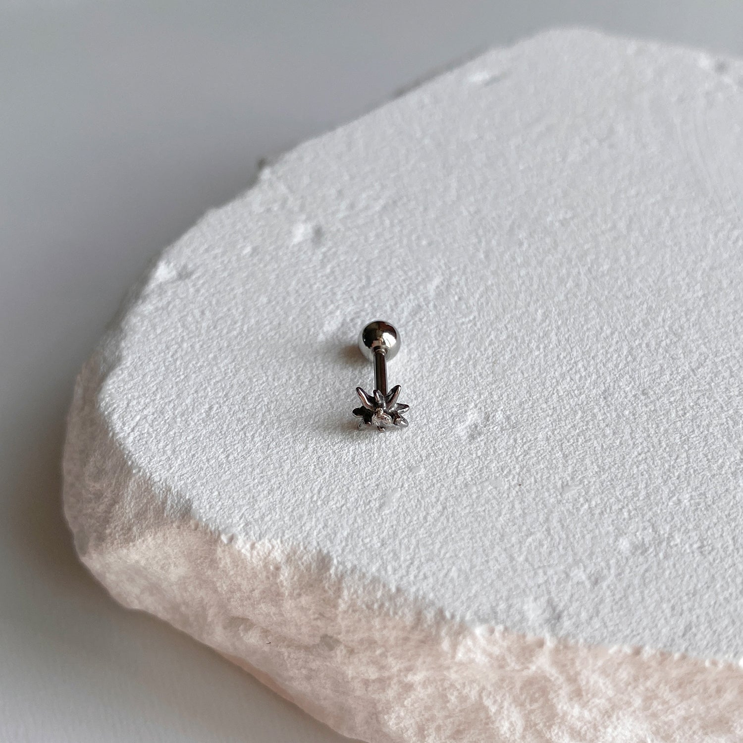 theminis  真鍮 キュービックジルコニア ピアス ミニピアス yes 054